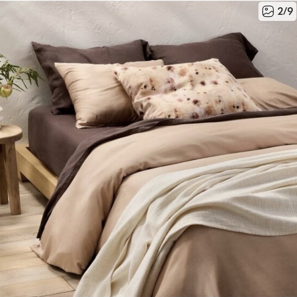 Casaluna 100% Rayon From Bamboo King Size Duvet Set - Incomplete